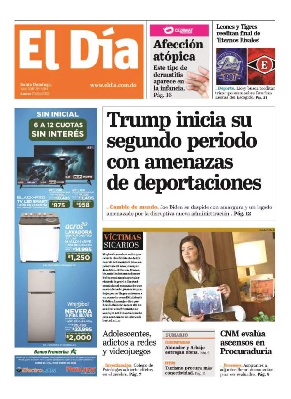 Portada impresa 20-01-2025