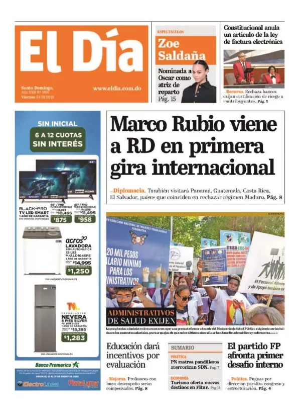 Portada impresa 24-01-2025