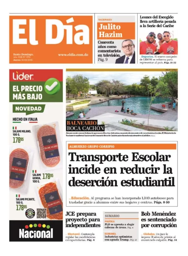 Portada impresa 30-01-2025