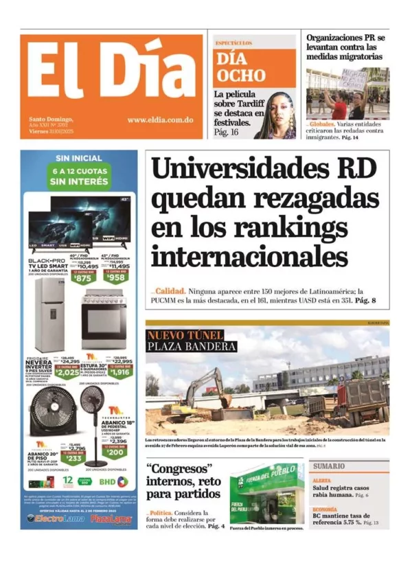 Portada impresa 31-01-2025