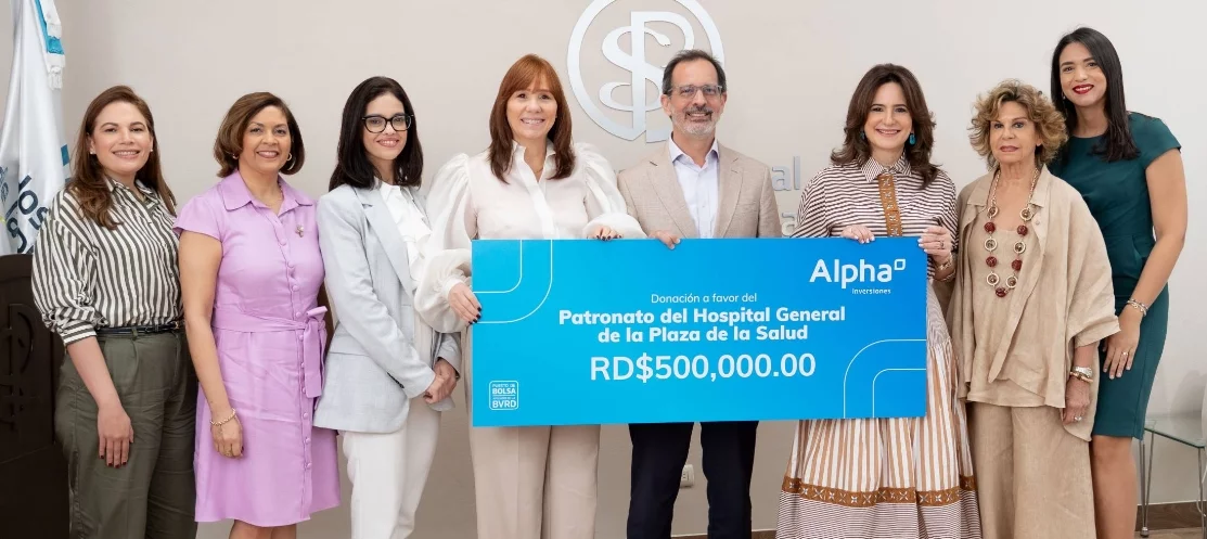 Alpha Inversiones con donativo a fundaciones