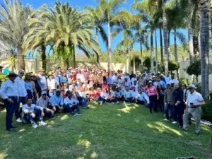 En el encuentro celebrado en Jarabacoa participaron decenas de dirigentes del partido morado. Fuente externa