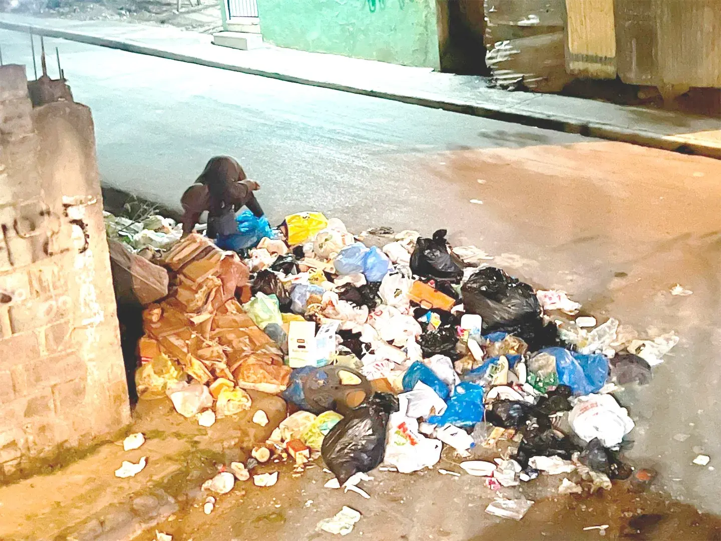 Moradores de barrios en Villa Mella se quejan por falta de recogida de basura