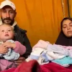 Bebés recién nacidos en Gaza están muriendo de frío en las carpas de familias desplazadas