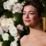 Emma Stone sorprendió con un cambio radical de look en los Golden Globes 2025