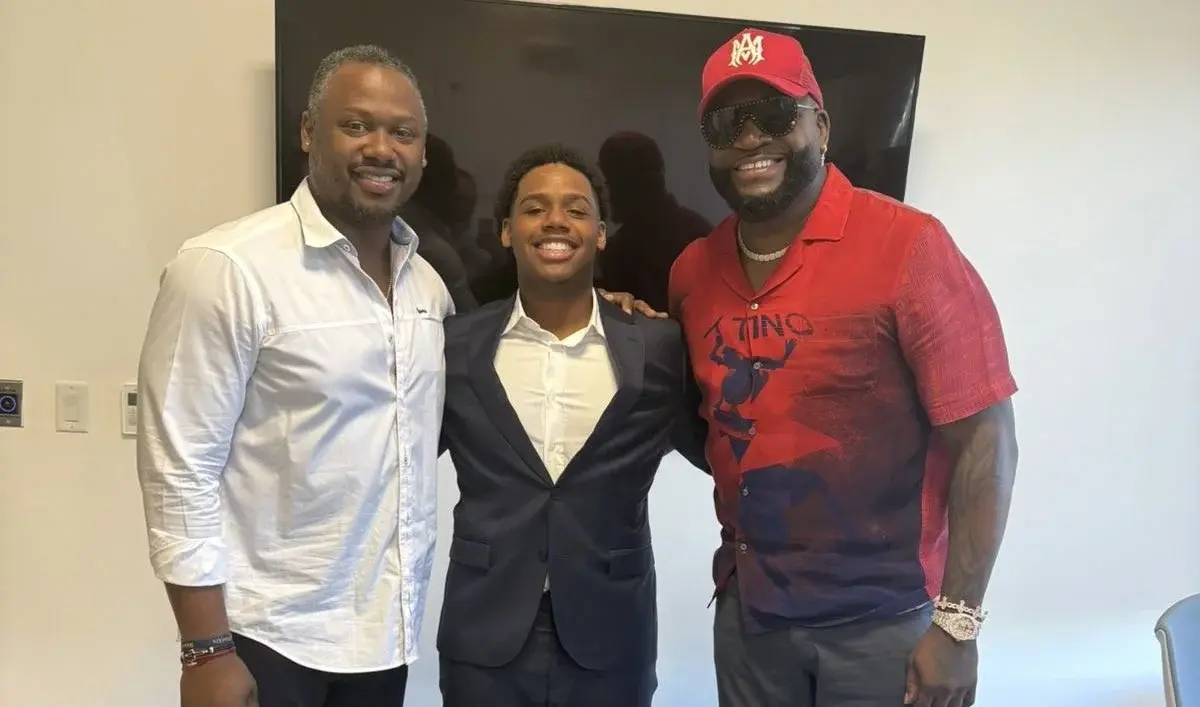 Hanley Ramírez, Hansel Ramírez y David Ortiz