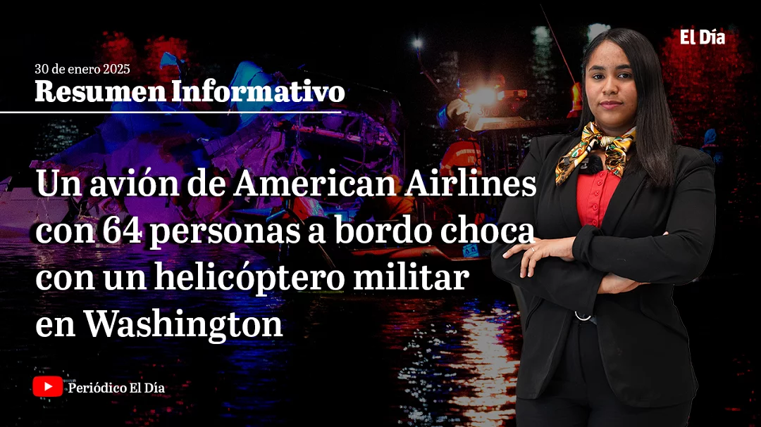 Avión de American Airlines con 64 personas a bordo choca con un helicóptero militar en Washington