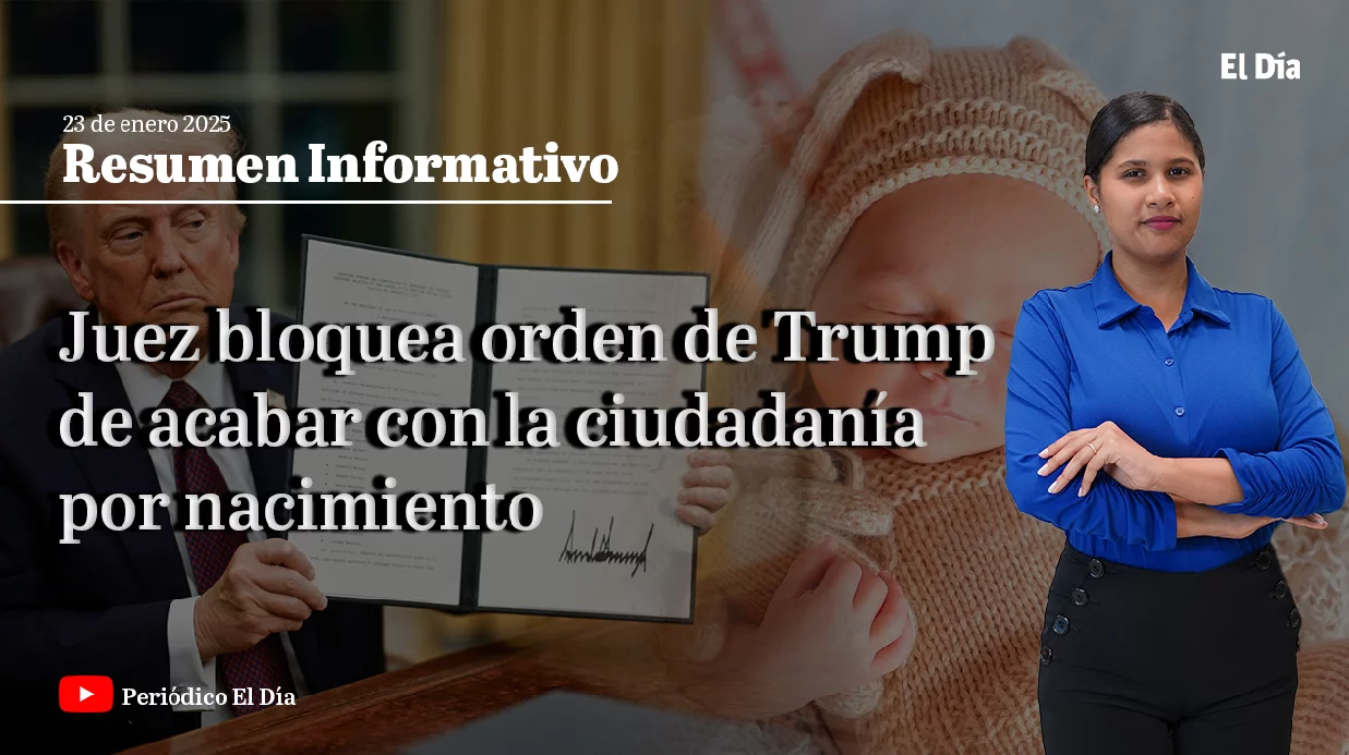 Juez bloquea orden de Trump de acabar con la ciudadanía por nacimiento