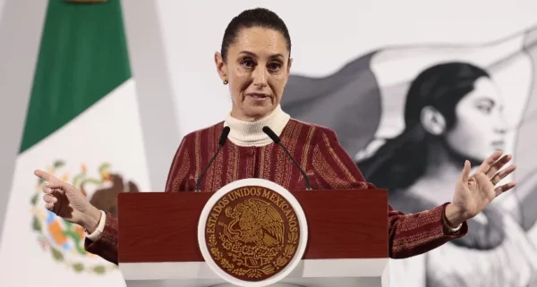 El ejército ofrece respaldo a la presidenta Claudia Sheinbaum.