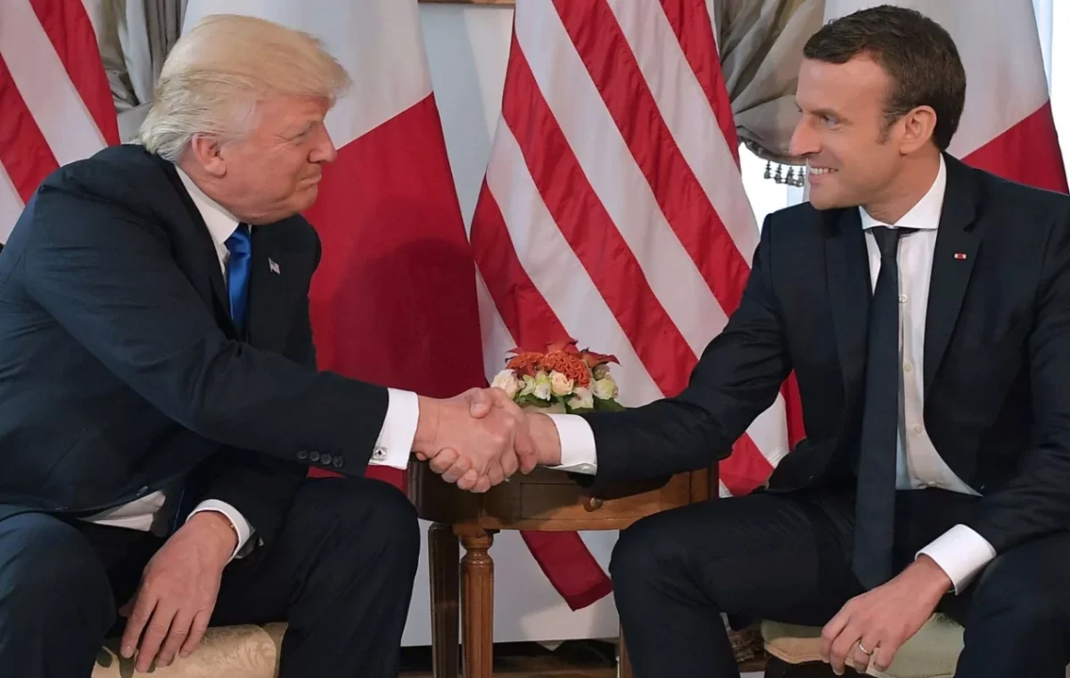 Trump y Macron
