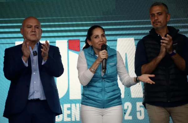 La candidata Luisa González fue la gran protagonista de las pasadas elecciones en Ecuador.