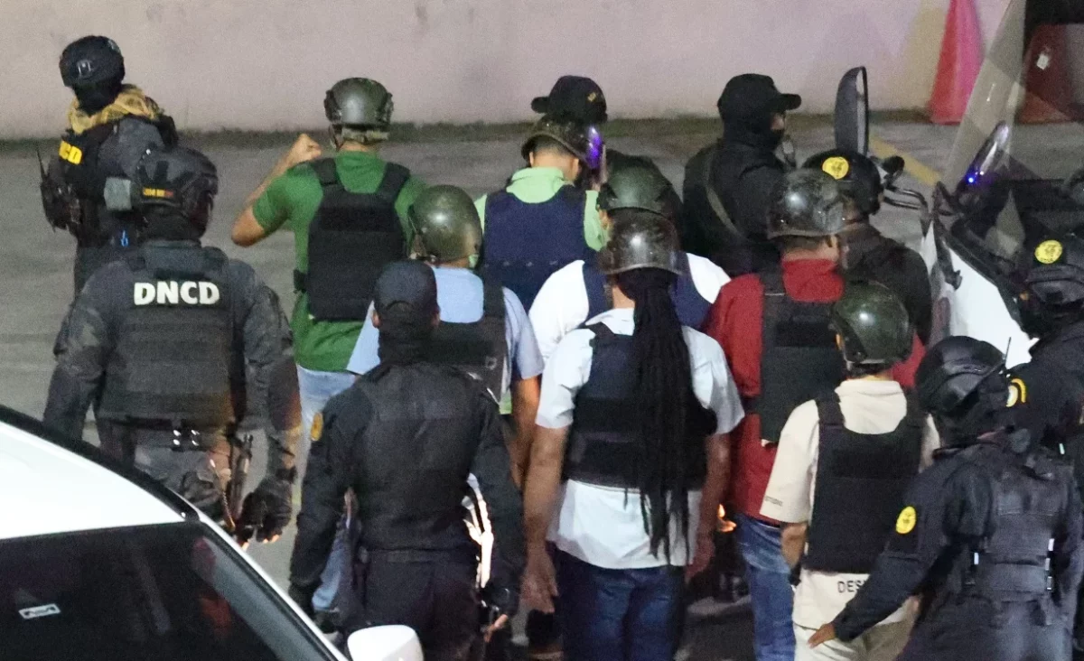 Imputados de tráfico de drogas fueron envíados a Najayo, en San Cristóbal. José francisco