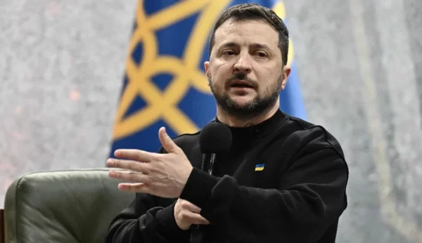 Volodímir Zelenski dijo que Rusia y Ucrania merecen la paz.