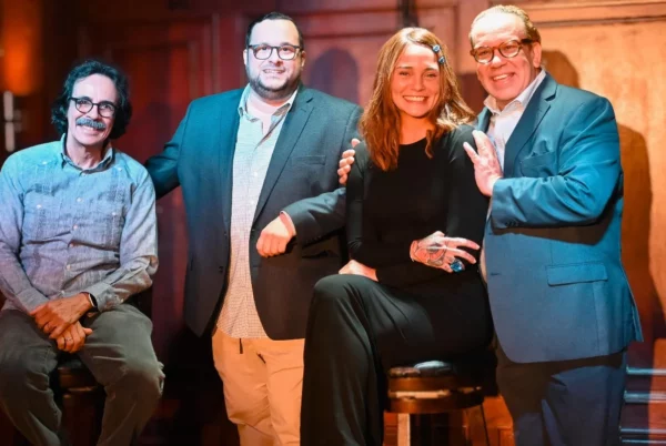 Dante Cucurullo, Marcos Malespín, Sabrina Gómez y Carlos Espinal.