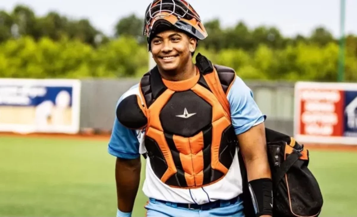 El novato Samuel Basallo, de 20 años, está muy bien valorado por los Orioles de Baltimore. AP