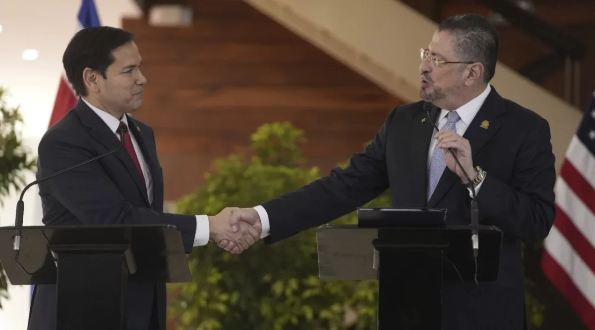 Marco Rubio llegará al país procedente de Costa Rica, donde sostuvo una reunión con su presidente Rodrigo Chaves Robles. Ap