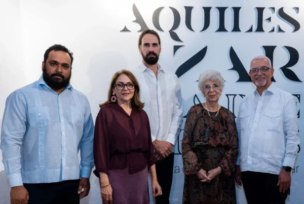 Mijail Peralta, Mildred Canahuate, Aquiles Azar Billini, Asia de Azar y Wilson Rodríguez.