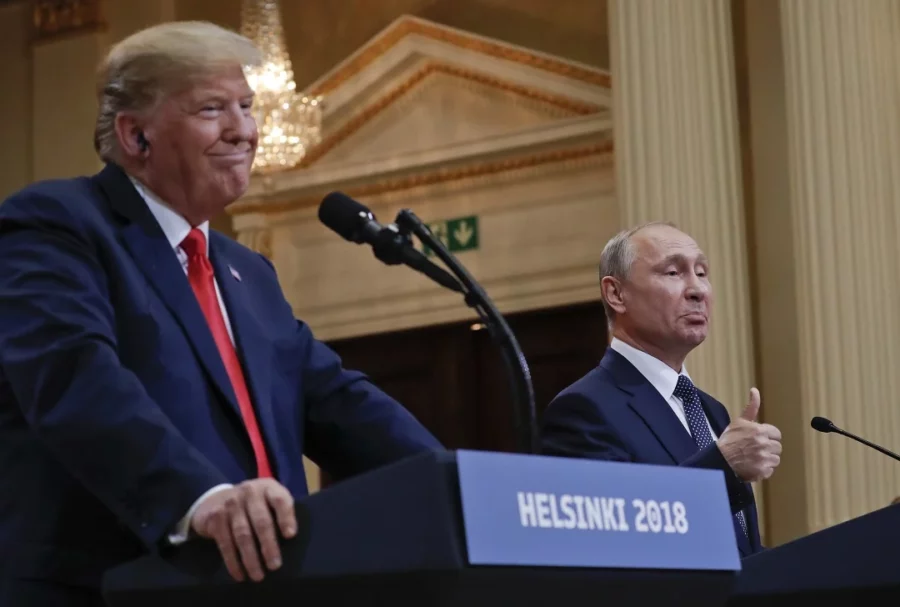 El presidente de los Estados Unidos, Donald Trump, y el primer mandatario de Rusia, Vladimir Putin, en unos de sus encuentros. AP/Archivo El presidente de los Estados Unidos, Donald Trump, y el primer mandatario de Rusia, Vladimir Putin, en unos de sus encuentros. AP/Archivo