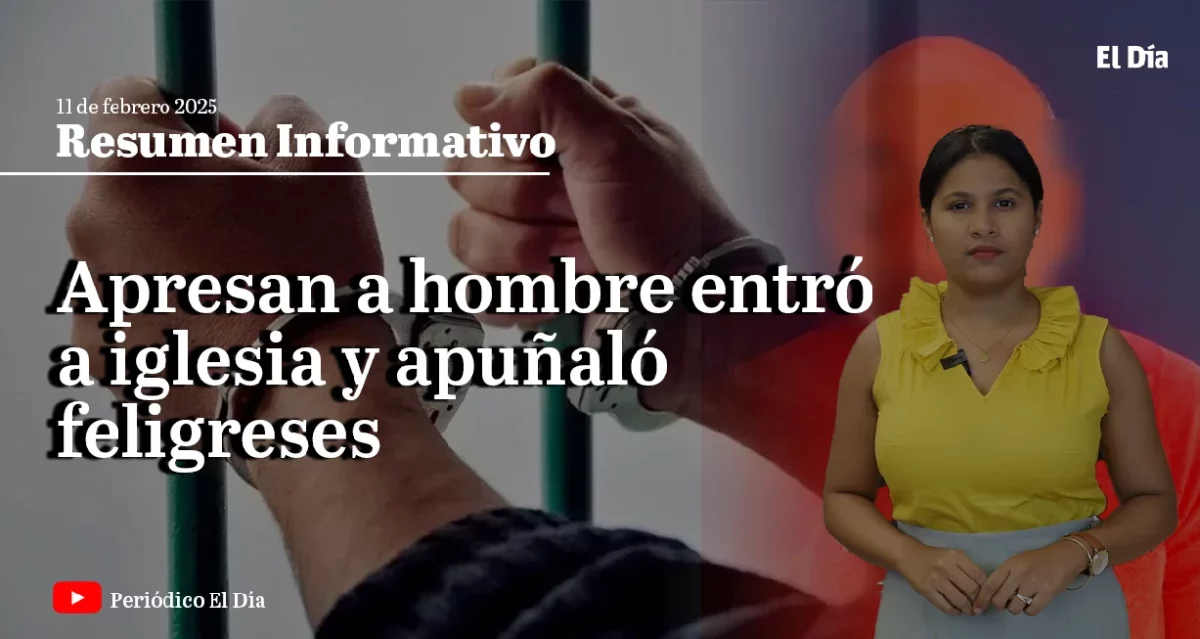 Apresan a hombre entró a iglesia y apuñaló feligreses
