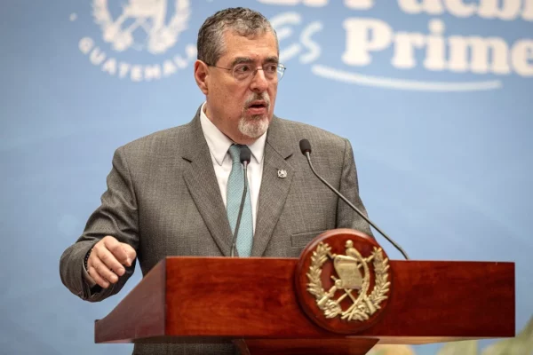 El presidente de Guatemala, Bernardo Arévalo de León. EFE