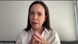 La líder opositora de Venezuela, María Corina Machado. Fuente externa