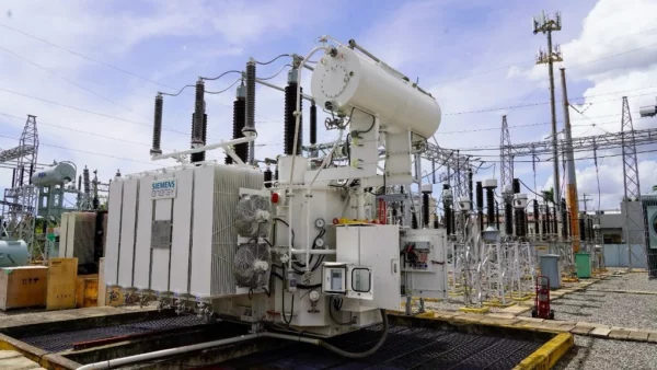 Transformador que fue instalado por Edesur.