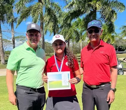 María Fernanda Fernández y Sebastián Alejandro Ramos ganan en golf juvenil