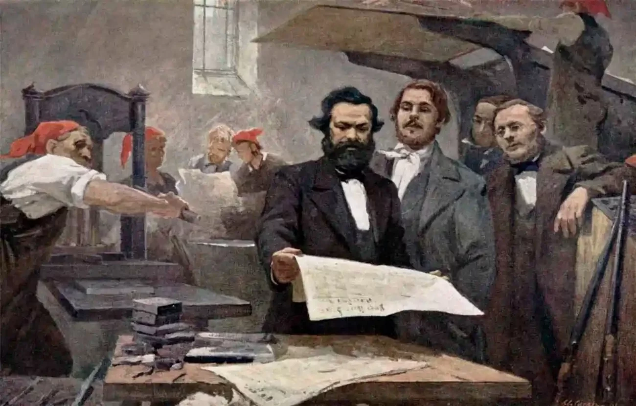 Efemérides del 21 de febrero: En 1848, Karl Marx y Friedrich Engels publican el Manifiesto Comunista