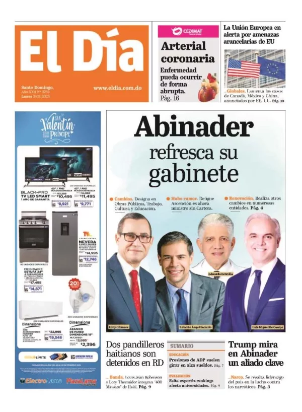Portada impresa 03-02-2025