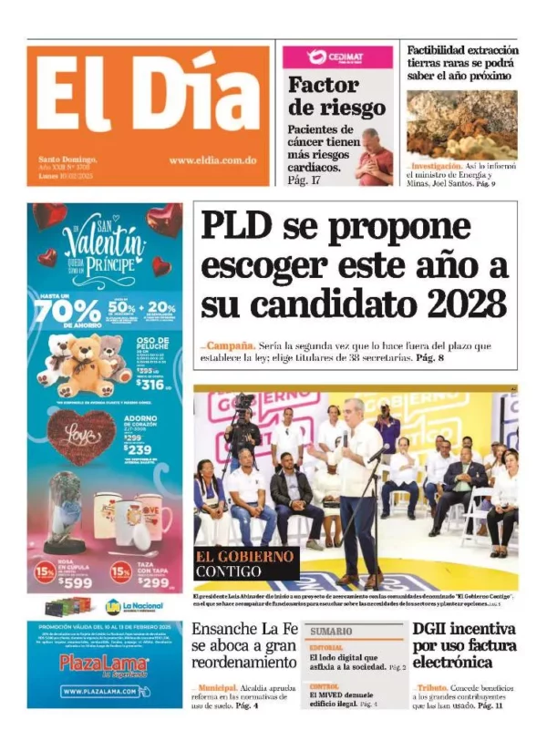 Portada impresa 10-02-2025