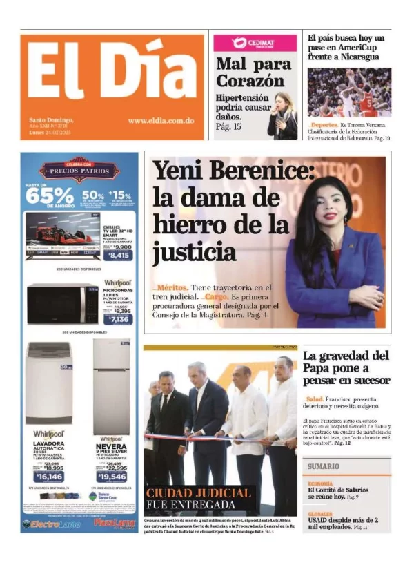 Portada impresa 24-02-2025