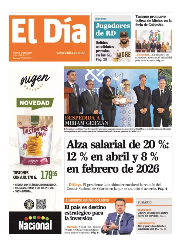 Portada impresa 27-02-2025