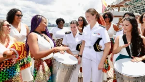 Así vivió la princesa Leonor su noche de fiesta en Salvador de Bahía