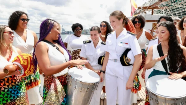 Así vivió la princesa Leonor su noche de fiesta en Salvador de Bahía