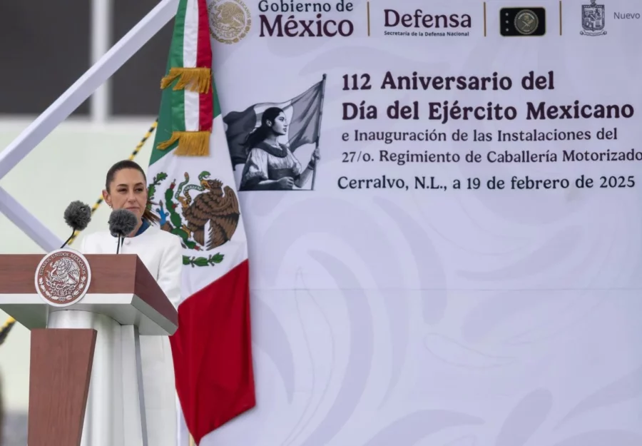Sheinbaum destaca la labor del Ejército mexicano como “esencia de la soberanía” del pais