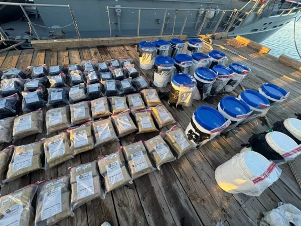 Parte de lo decomisado por la DNCD, y otras instituciones. Fuente externa