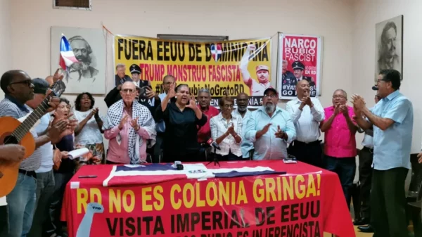 Diversos grupos de izquierda rechazan la visita de Marco Rubio al país. Fuente externa