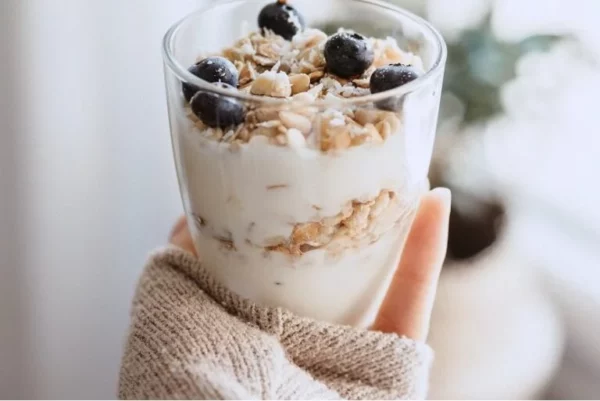 Yogurt con frutos secos