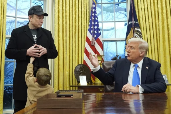 Trump en la casa blanca