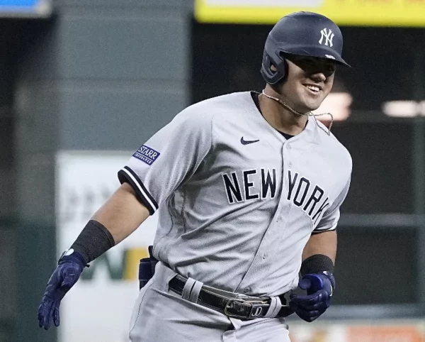 Jasson Domínguez pegó ayer tercer jonrón Spring Training. ap