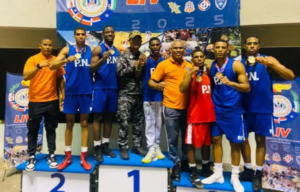 Equipo de la Policía Nacional, campeón del torneo de boxeo de los Juegos Militares 2024.