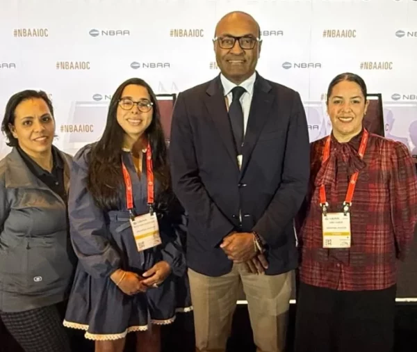 Ana Mendoza, Estefanía Rodríguez, Danilo Rosario Jiménez y Cindy Ramos.