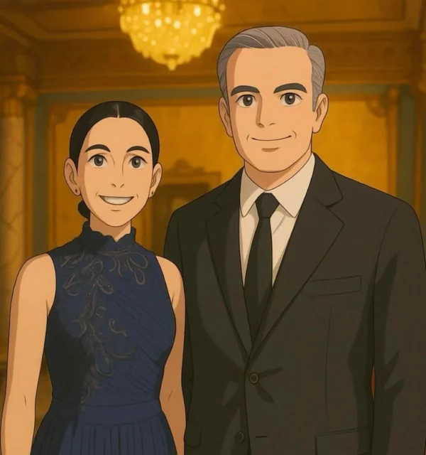 Luis Abinader y Raquel Arbaje