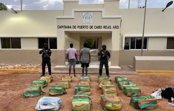 Los detenidos están bajo el control del Ministerio Público de la provincia de Pedernales.