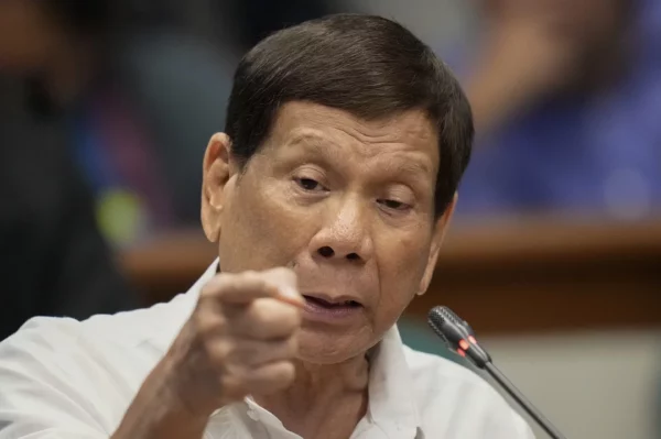 – El expresidente filipino Rodrigo Duterte