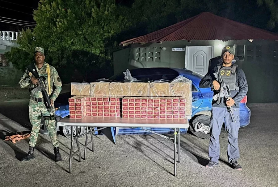 Cargamento de cigarrillos traficados en San Juan Cargamento de cigarrillos traficados en San Juan