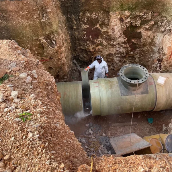 Parte de la macro red de Santo Domingo Este con el Acueducto Oriental.