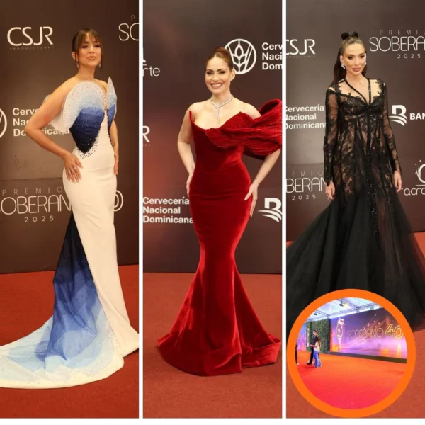 Las estrellas deslumbraron a su paso por la alfombra roja de Premios Soberano. Fuente externa