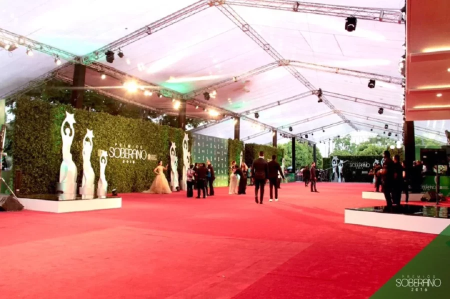 La alfombra roja de Premios Soberano. La alfombra roja de Premios Soberano.