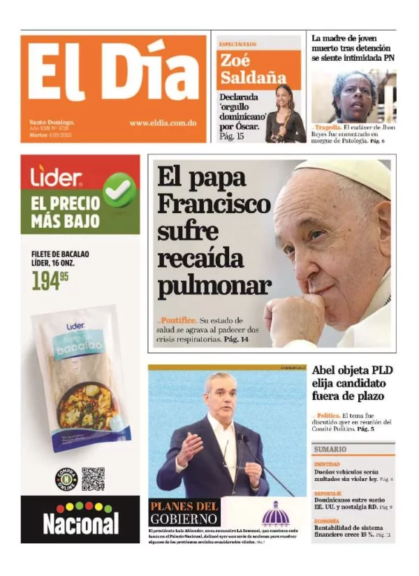 Portada impresa 04-03-2025